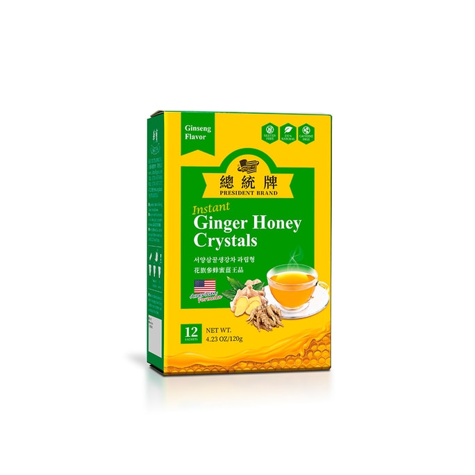 Instant Ginger Honey Crystal-Ginseng 10g*12bags