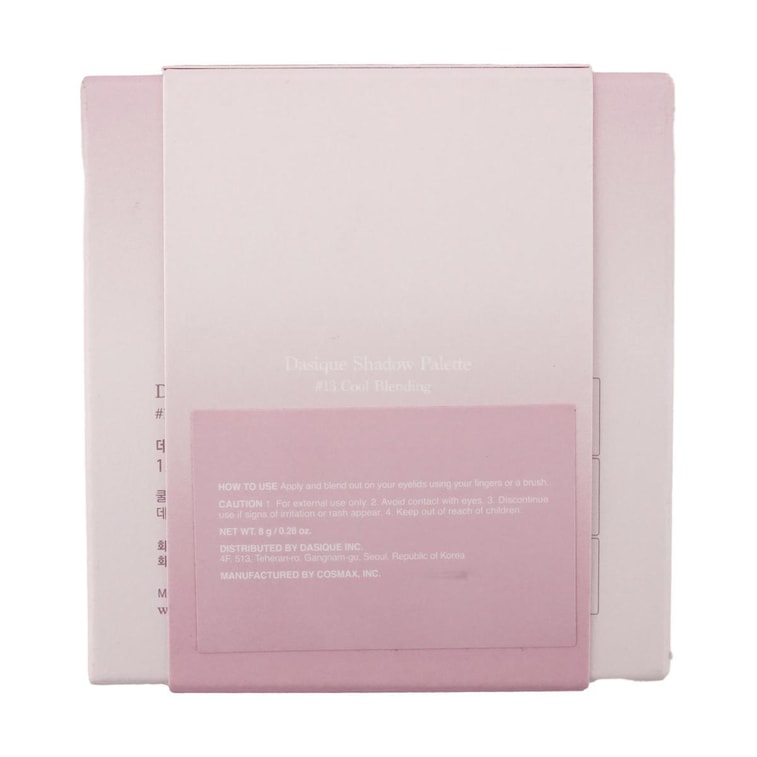 韩国DASIQUE代曦可 哑光9色眼影盘 高光修容腮红一体盘 #13 Cool Blending 香芋奶茶冷盘 7g【全哑光仙女盘】 5