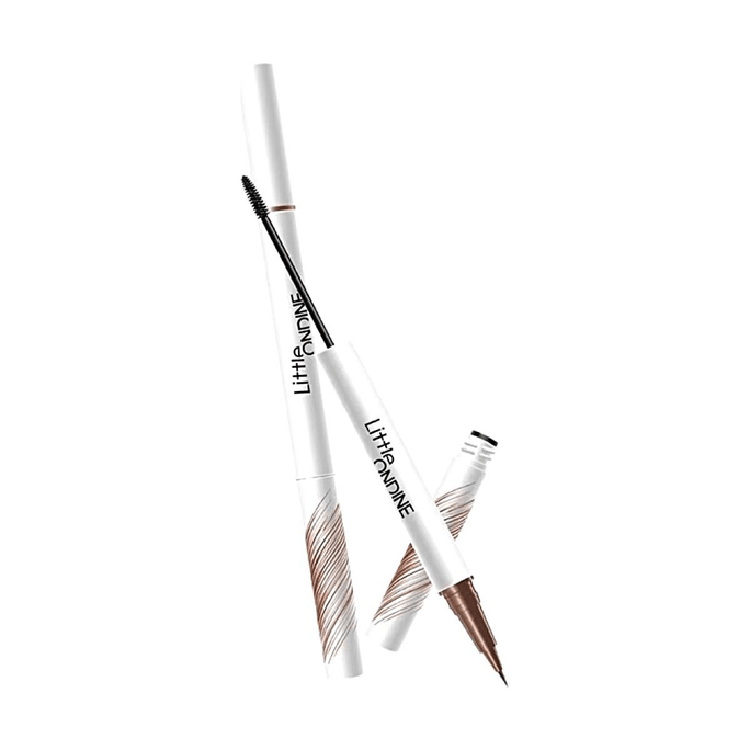 듀얼 엔디드 브로우 스타일링 리퀴드 펜 02 아메리카노 브라운 0.07oz 워터프루프 스머지 프루프 롱래스팅