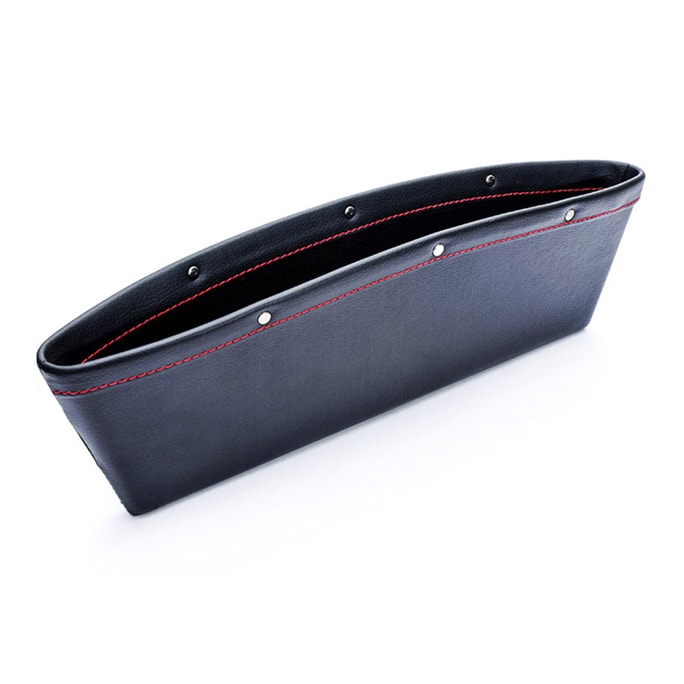 Car Organizer PU Leather Black 1pc