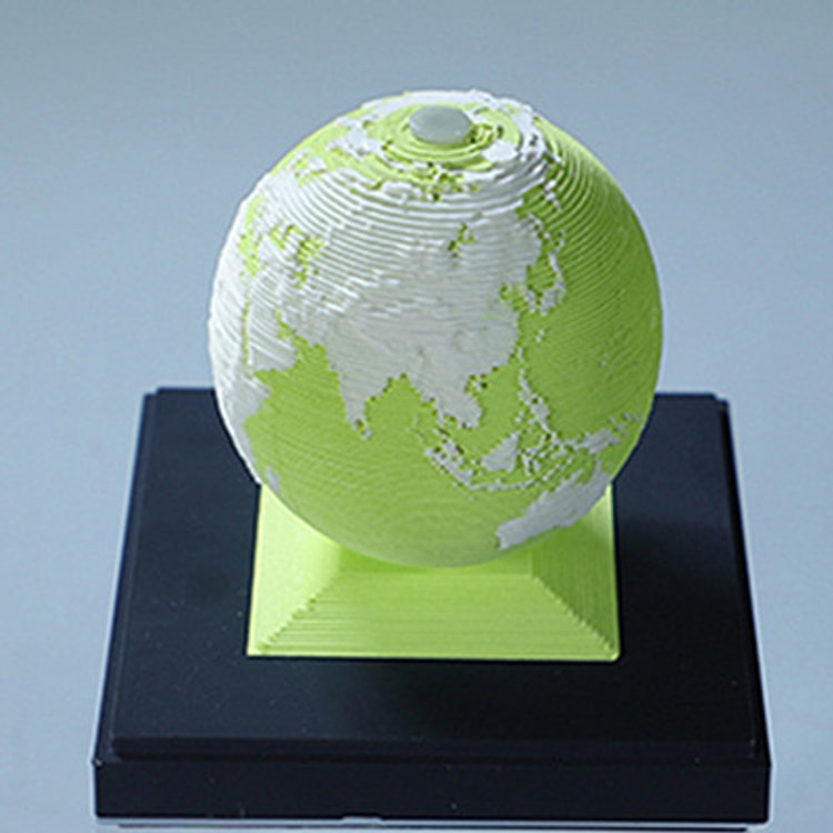  3D Paper Sculpture Earth Model Desk Calendar