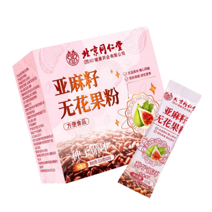 Flaxseed And Fig Powder 300g Per box (1 Box)