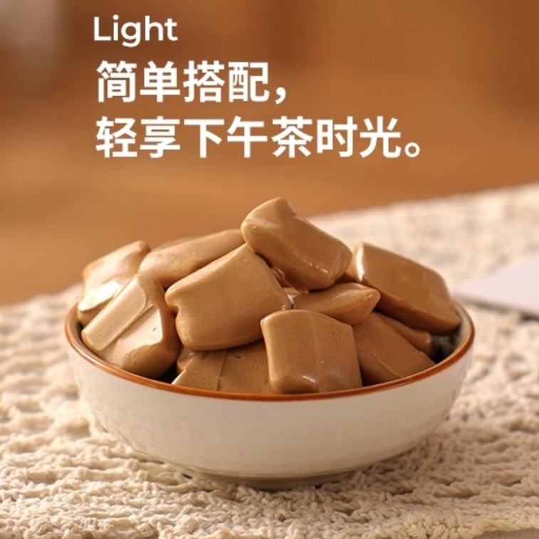 【中国直邮】 米惦 奶姜小方  姜汁奶糖  醇厚暖身 100g 4