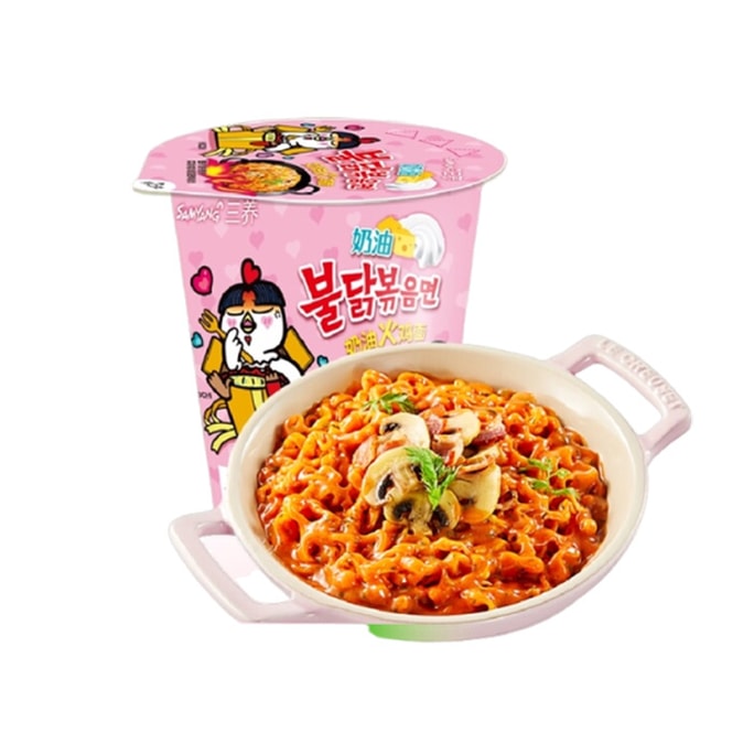 Korea Samyang/Sanyang Sweet and spicy noodles 80g Cup Noodle Snack Instant Noodle