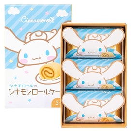 Sanrio Cinnamoroll cinnamon roll cake 3PCS 1 box