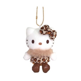 50th Anniversary Series Hello Kitty Doll Pendant [Brown Leopard Print]