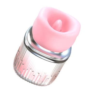 Whisper Women's Suction Tongue Licking App-Controlled Vibrating Egg Masturbator - 1PC