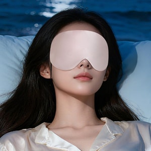 Breathable Silk Sleep Eye Mask Ultra-Thin Monet Pink