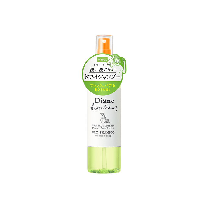 Dry Shampoo Refresh Sweat and Stickiness #Fresh Pear and Mint 120ml