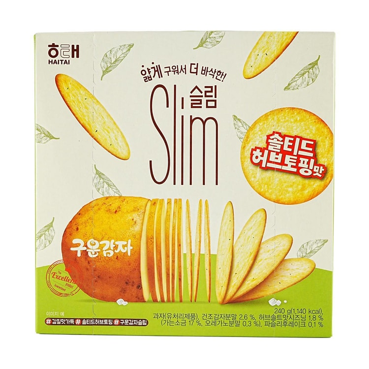 HAITAI Baked Slim Potato Chips Herb Salt 8.47 oz - Yamibuy.com
