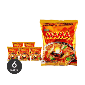 Oriental Style Instant Noodles, Shrimp Creamy Tom Yum Flavor, 1.94 oz *6【6 Pack】