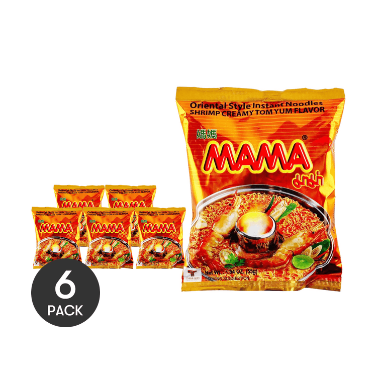 MAMA Oriental Style Instant Noodles, Shrimp Creamy Tom Yum Flavor
