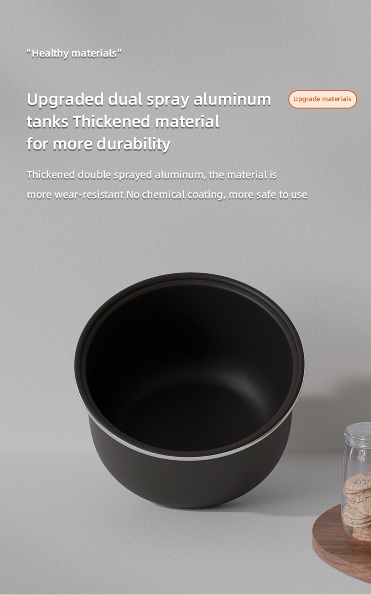 力好佳 电饭煲智能家用电饭锅多功能定时预约煮饭锅不沾内胆 白色 1台