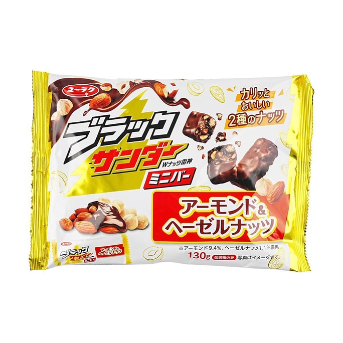 日本YURAKU有樂製果 堅果雷神索爾 杏仁榛果巧克力餅乾 130g