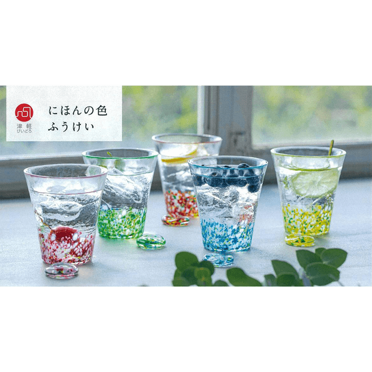 ISHIZUKA GLASS 石塚硝子 | 津軽彩り風景グラス | スノーランプ 300ml