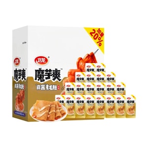 卫龙 魔芋爽 麻酱素毛肚 老北京麻酱味  20包入 360g
