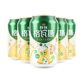 秋林·格瓦斯 益生菌发酵饮料 经典原味 330ml*6罐【哈尔滨特产】