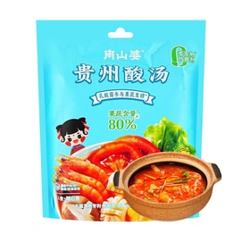 南山婆 贵州酸汤火锅底料 果蔬味 372g【贵州风味】【0添加防腐剂】【果蔬含量≥80%】【可涮火锅煮面煮米线】【附赠木姜子油】