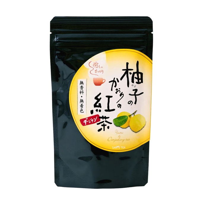 【日本直邮】日本 SANYO 山阳商事 柚子香红茶 茶包 10包