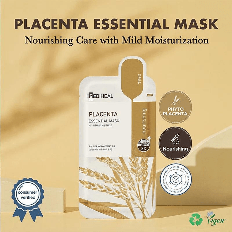 [Livraison directe de Corée] Corée MEDIHEAL Masque hydratant nourrissant en profondeur au riz germé 10 pièces/boîte. 4