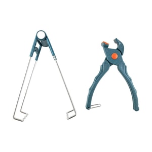 화상 방지 클립 볼 클립 스테인리스 스틸 볼 클립 스티머 클립 플레이트 리프터 2피스 세트