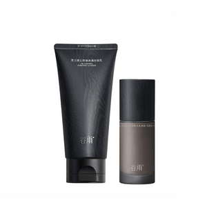 穀雨 男士素顏霜+溫和潔面乳套組-修顏遮瑕bb霜 清爽控油洗面奶【性價比夯爆】【自然不假白】【防水防汗】【潔面可卸】【國人男士專研】 (懶人霜自然色50g+洗面奶】【潔面可卸】【國人男士專研】 (懶人霜自然色50g+洗面奶】【潔面可卸】【國人男士專研】 (懶人霜自然色50g+洗面乳120g)