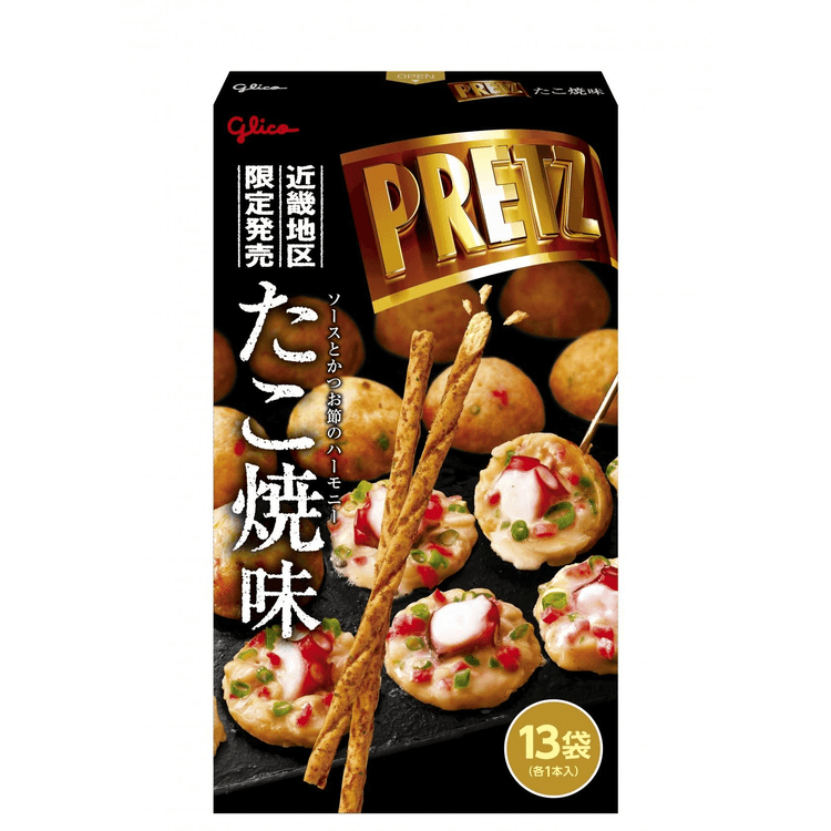 Pocky Salty Crispy Biscuit Sticks (Takoyaki Flavor) 13 bags/box