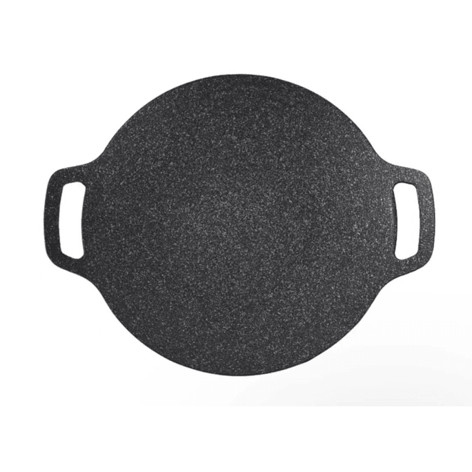 【 Pops-ups】Yetele Korean-style Nonstick Grill Pan for BBQ 13-inch Black 34cm Aluminum