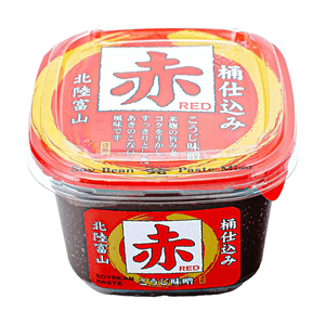 日本YAMAGEN山元 桶酿赤味噌 500g【浓厚红味噌香】【咸鲜醇厚有层次】【味噌汤锅物万能搭档】【一勺就是地道日式风味】