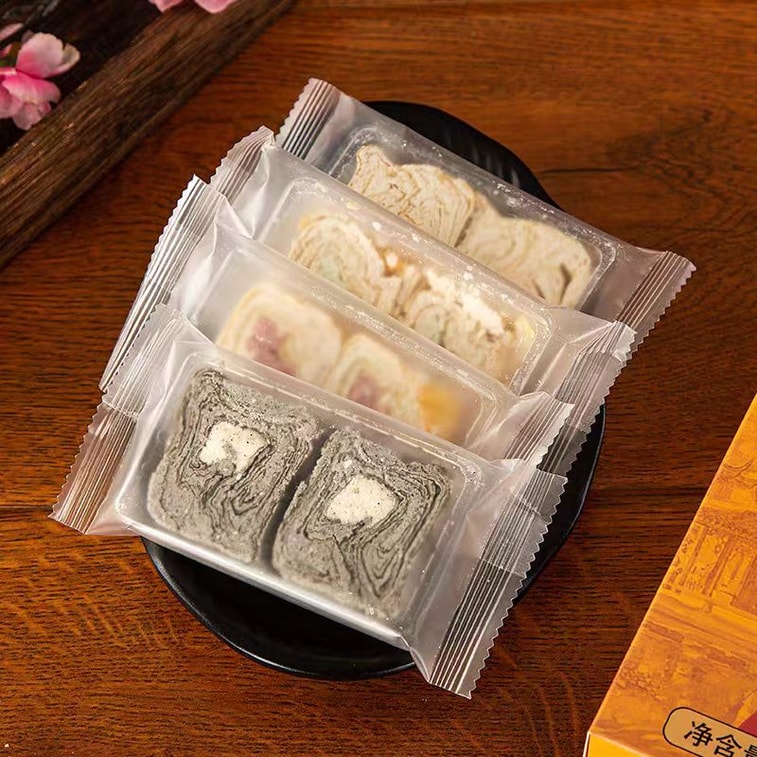 【中国直送】金錦葉寿和四色砂糖菓子蘇州名物菓子スナック 240g*1箱 3