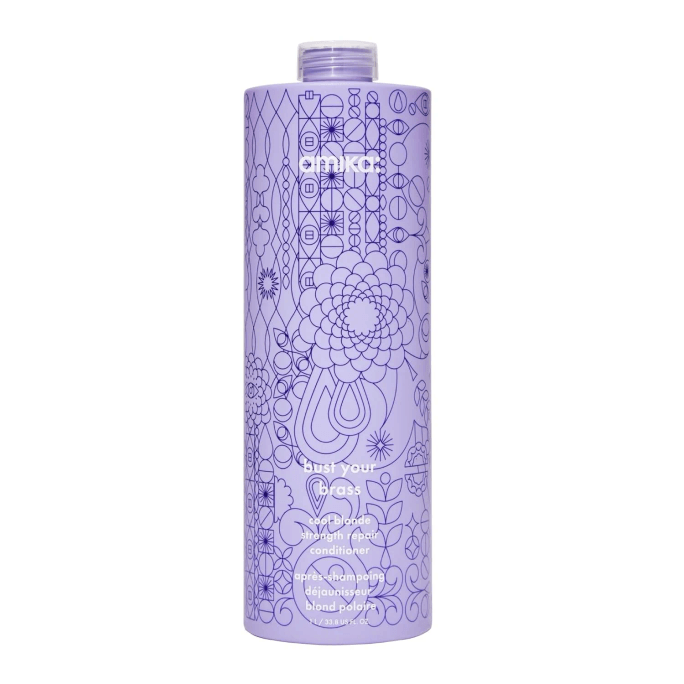 Amika クール ゴールド リペア コンディショナー 33.8 オンス: 髪を強化して栄養を与え、鮮やかなブロンドの色を保ちます。