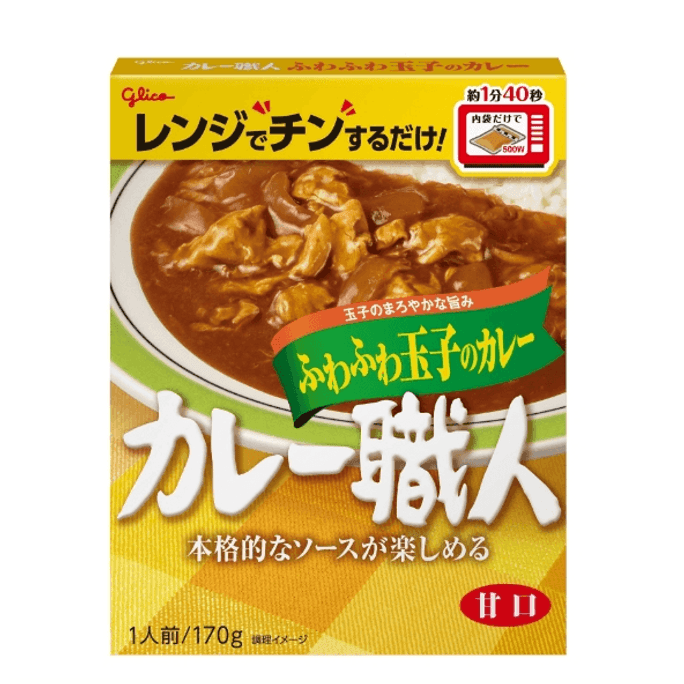 GLICO Soft Egg Curry Sauce Sweet 170g
