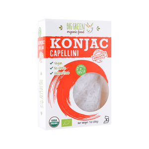 Organic Konjac Capellini , 7 oz 【Gluten Free】【Plant Based Noodle】【No GMOS】 【Vegetarian】