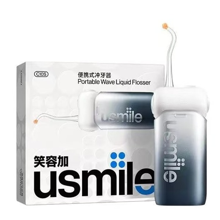Portable Water Flosser, 1 Unit—S-Shaped Patented Nozzle, High-Power Mode