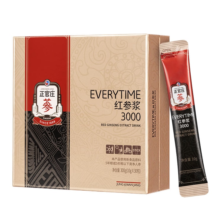正官庄 韓国 正官庄 {父の日ギフト} EVERYTIME 6年根紅参エキス 10ml 