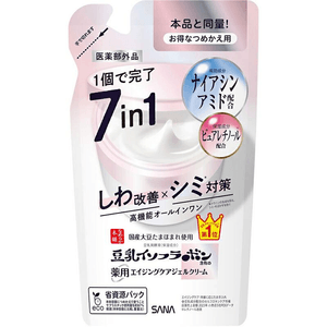 SANA Nameraka Honpo Medicated Wrinkle Whitening Gel Cream Refill 100g