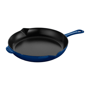  Cast Iron 12-inch Fry Pan / Dark Blue