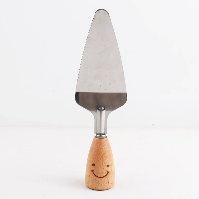 スミ キュートなスマイリーフェイス ピザナイフ＆スパチュラ＋ボトルオープナー 3点セット 3