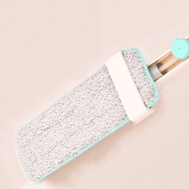 Slide Clean Water Spray Magic Fiber Mop (1 Mop + 2 Cloths) 【Instant Spray and Mop】【Hands-Free Design】【Magic Fiber Cloth】