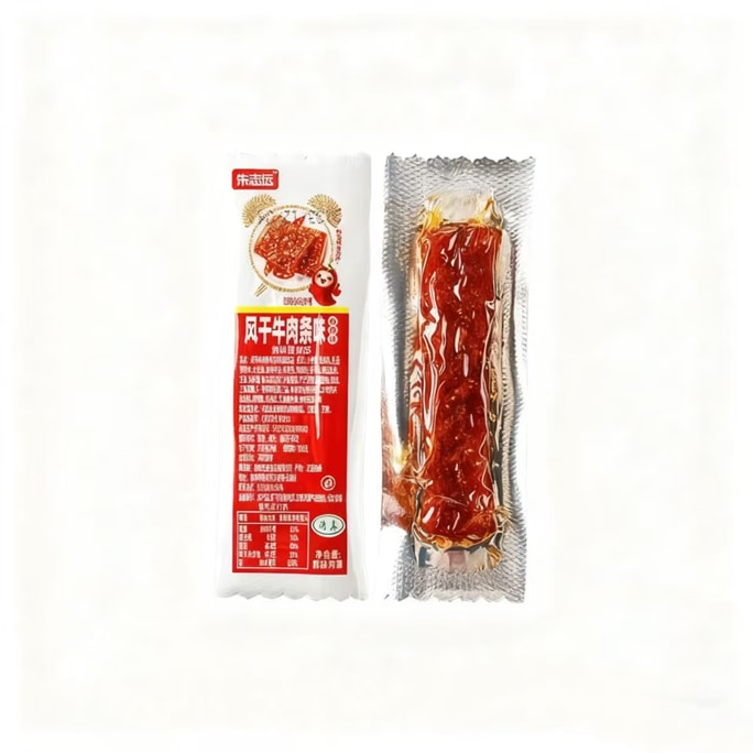 【中国直邮】 朱志远 清真辣条香辣劲道美味素小包牛筋辣条童年休闲辣味地道零食7g*10包