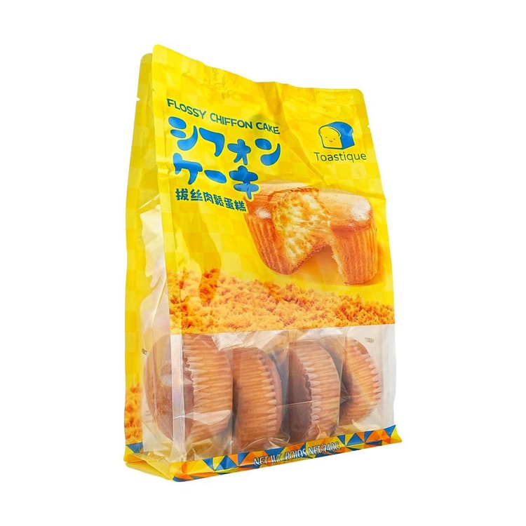 Toastique チキンフロスシフォンケーキ 6個入り、8.47オンス - Yami