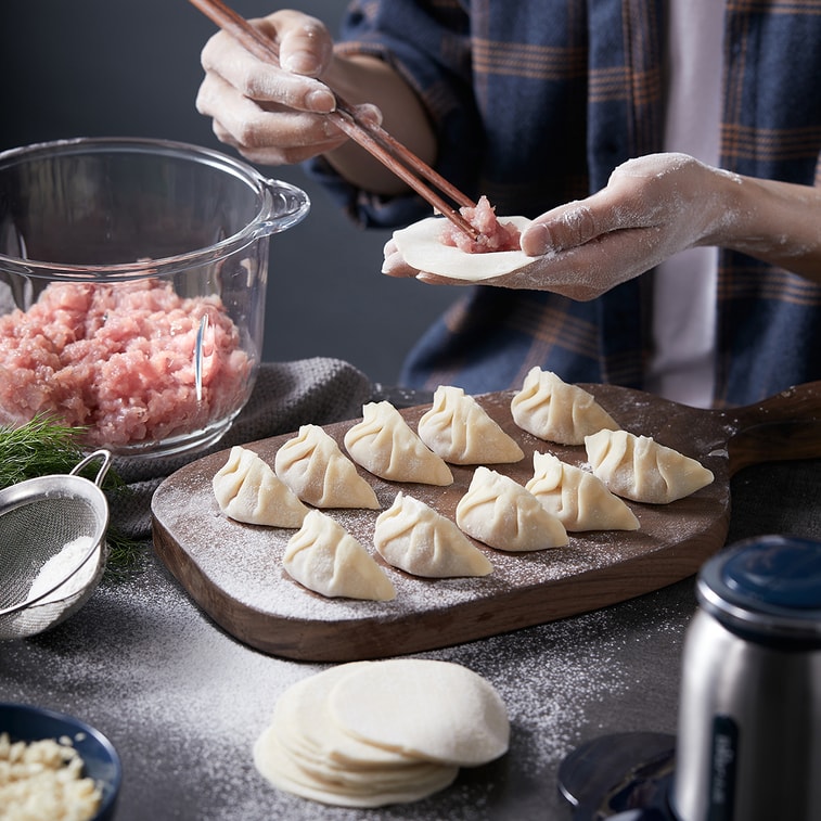 BEAR小熊 家用绞肉机 小型电动不锈钢切碎机 多功能全自动搅拌机碎肉蒜蓉料理机 辅食机 QSJ-C03L1 北美电压110V 5