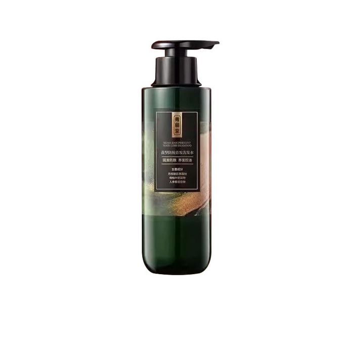 Shampoo Moisturizing Miao Jian Anti Hair Loss Shampoo 400Ml/Bottle