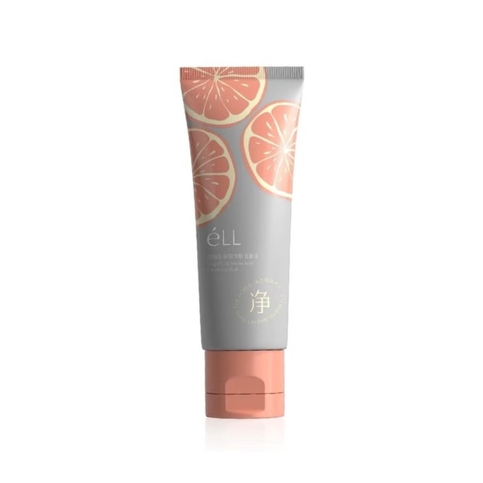 Grapefruit Amino Acid Cleansing Cleansing Mud for Shrinking Enlarged Pores Deep Cleansing 100g per vial