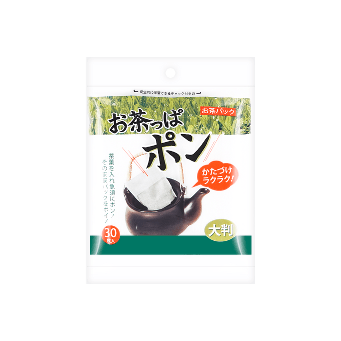 日本COTTON LABO 一次性過濾袋茶包 30包入
