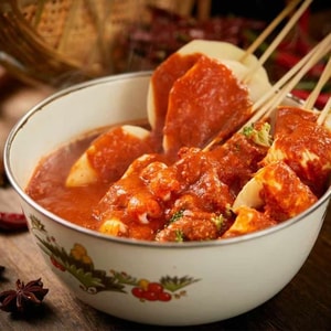 于小鲜 辣糊糊底料【宁夏风味特色 清真无油调料】火锅食材必备 辣椒面冷锅串串 麻辣烫火锅 含羊角辣椒 青花椒 肉桂 孜然 八角 小茴香 辣椒面 220g