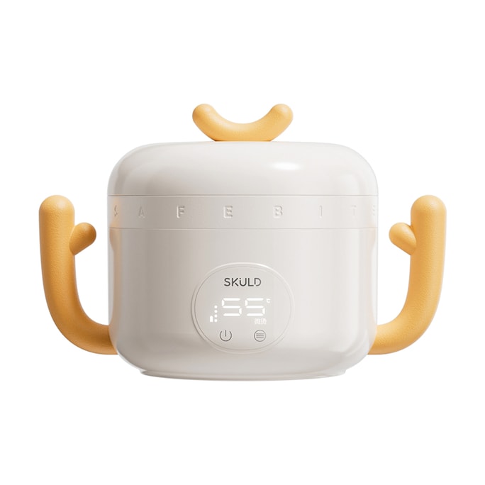 Baby Constant Temperature Bowl Smart Charging Complementary Food Bowl Insulation Bowl K10 Hazelnut Color 1pc