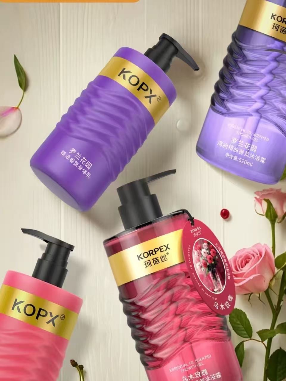 珂蓓絲 羅蘭花園香氛滋潤保濕身體乳350g