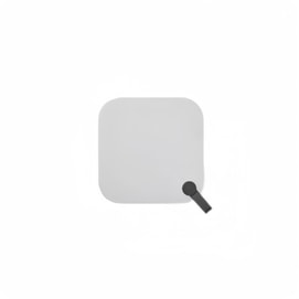 Cocoolette Shower Drain Cover Tub Stopper Square Silicone Floor Drain Cover for Bathroom White 1 Piece