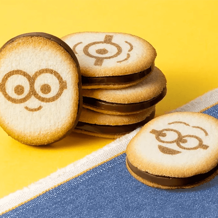 Kansai Limited Edition Minions Chocolate Sandwich Cookies 12pcs